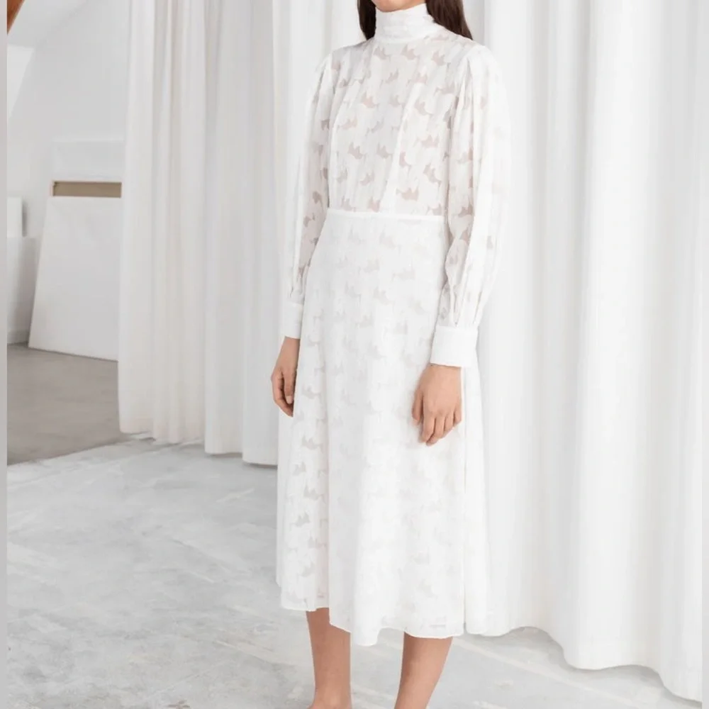 STOCKHOLM ATELIER & OTHER STORIES JACQUARD DRESS - Picture 5 of 12